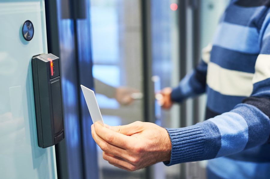 Access control door entry