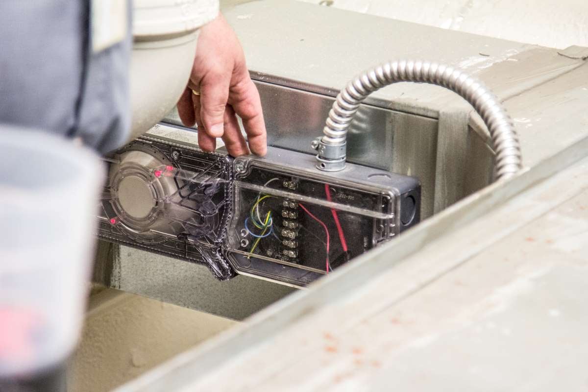 System Sensor Duct Detector Installation
