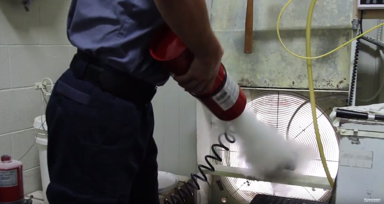 What is Hydrostatic Testing of Portable ABC Fire Extinguishers?