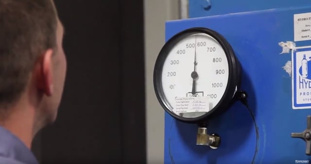 Fire Extinguisher Hydrostatic Test Pressure Gauge