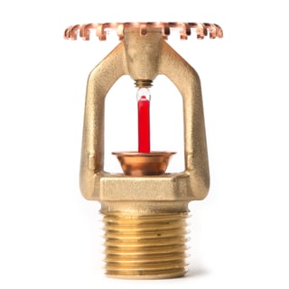 Fire Sprinkler with Heat-Sensitive Glass Bulb