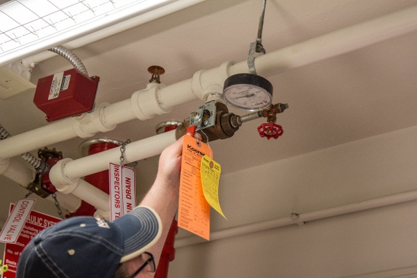 Arsenal Tech Fire Sprinkler Pipe Inspecting Tags